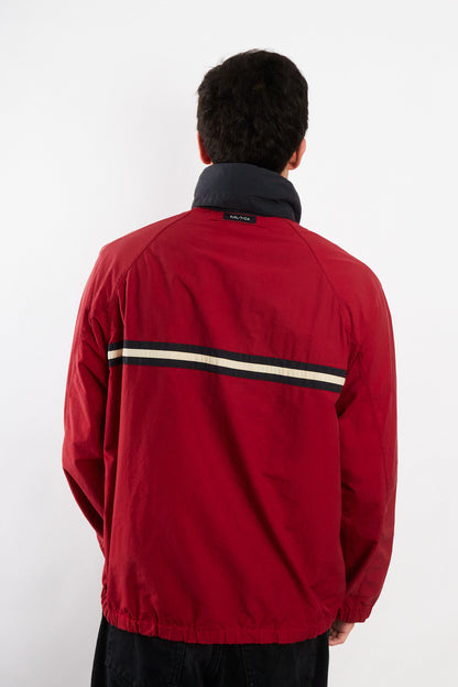 2000 Vintage Nautica Sailing Colorblock Striped Jacket (L/XL)