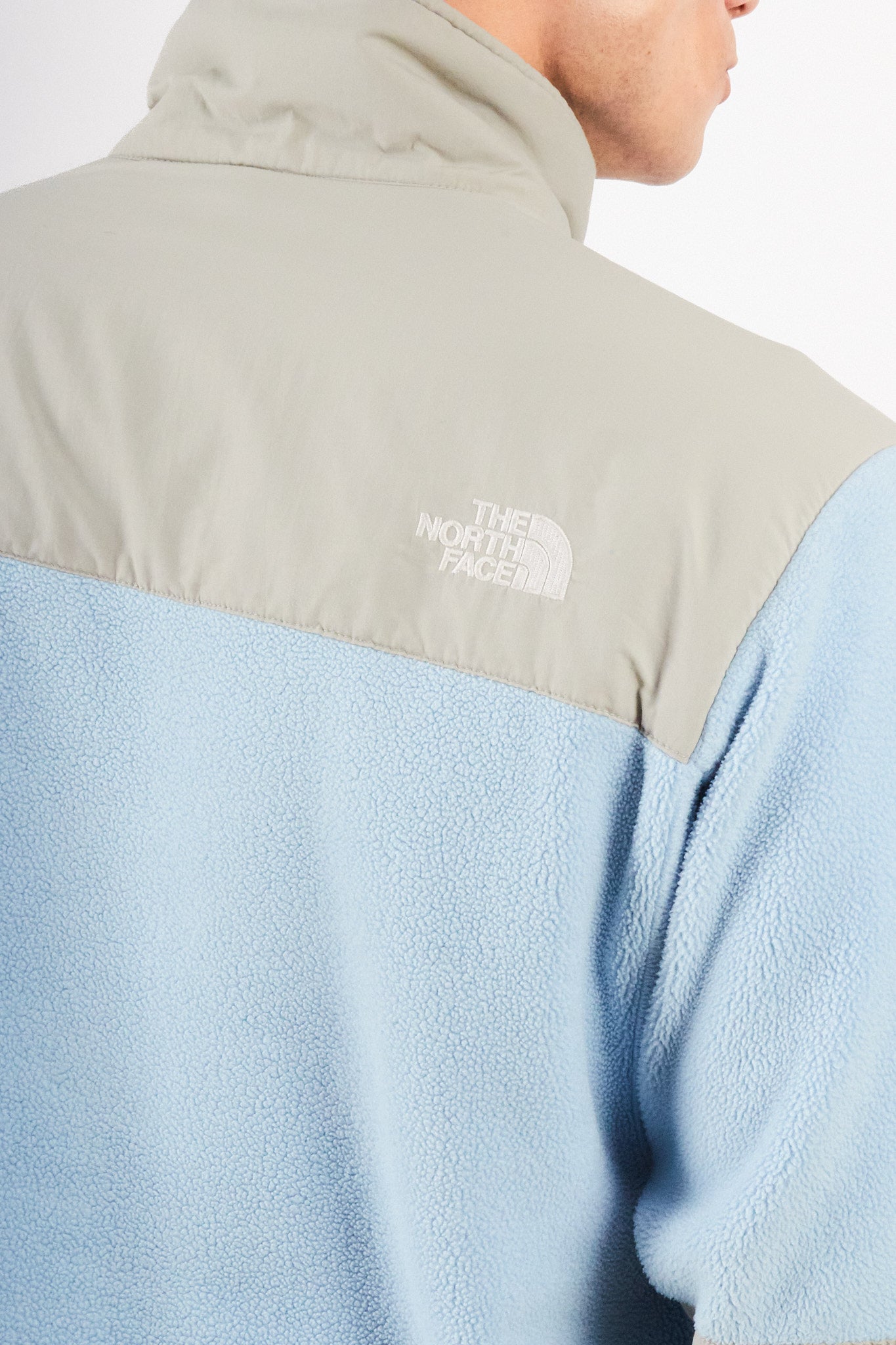 2000 Vintage North Face Light Blue Retro Denali Jacket (S/M)