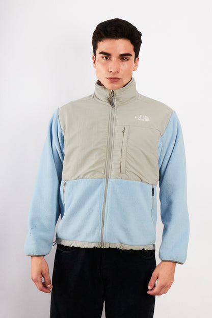 2000 Vintage North Face Light Blue Retro Denali Jacket (S/M)