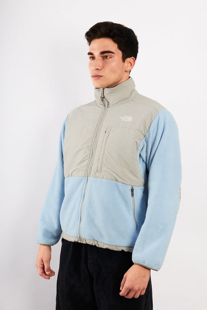 2000 Vintage North Face Light Blue Retro Denali Jacket (S/M)
