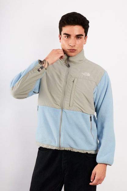 2000 Vintage North Face Light Blue Retro Denali Jacket (S/M)