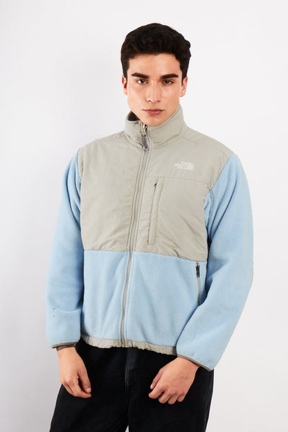 2000 Vintage North Face Light Blue Retro Denali Jacket (S/M)