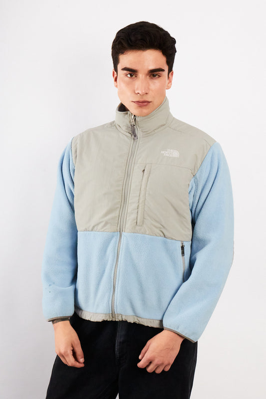 2000 Vintage North Face Light Blue Retro Denali Jacket (S/M)