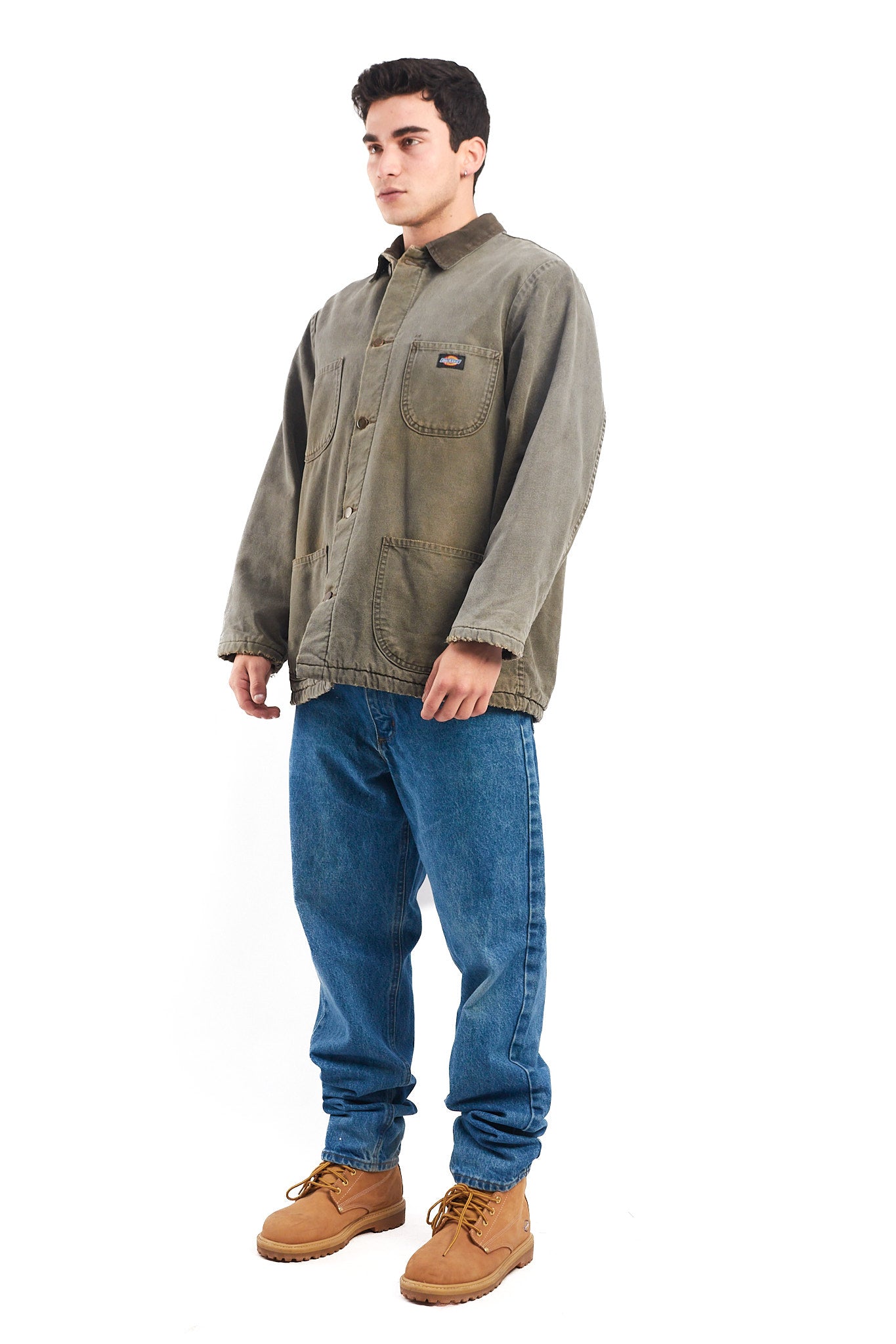 Vintage Dickies Duck Stone Gray Michigan Chore Coat (M/L)