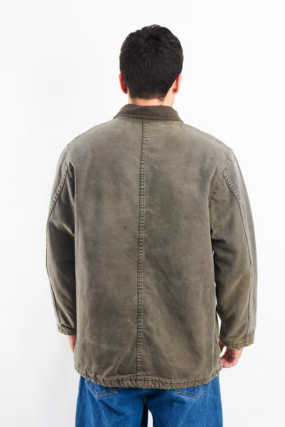 Vintage Dickies Duck Stone Gray Michigan Chore Coat (M/L)