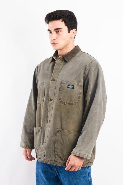 Vintage Dickies Duck Stone Gray Michigan Chore Coat (M/L)