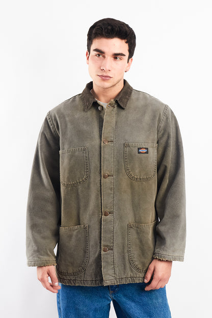 Vintage Dickies Duck Stone Gray Michigan Chore Coat (M/L)