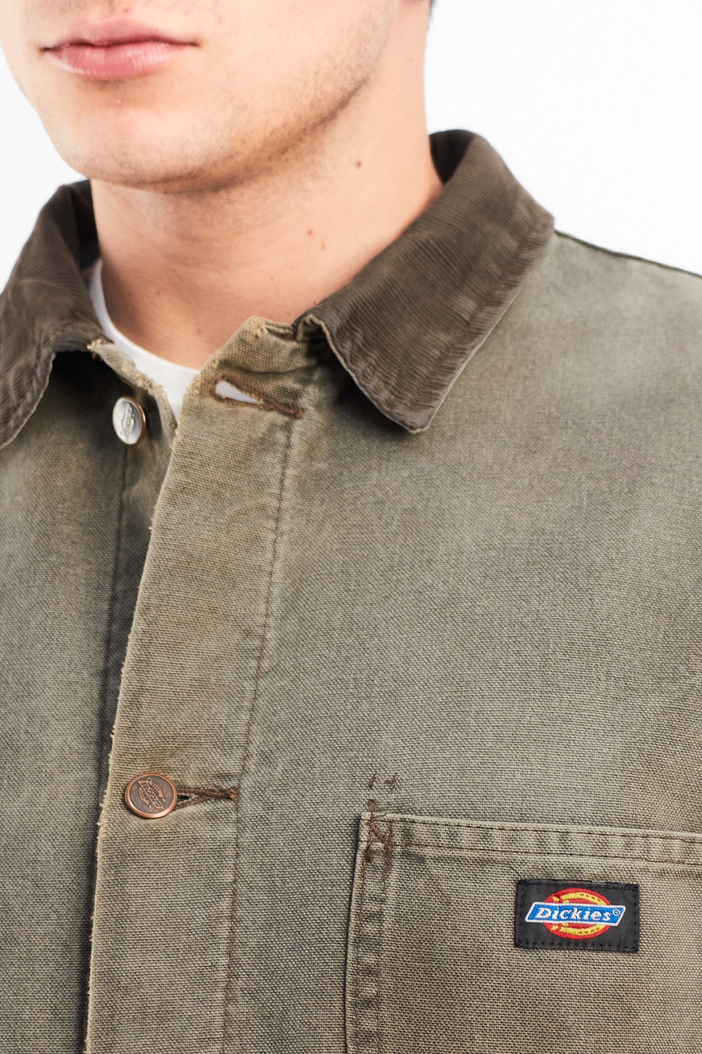 Vintage Dickies Duck Stone Gray Michigan Chore Coat (M/L)