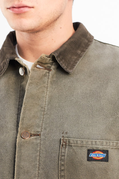 Vintage Dickies Duck Stone Gray Michigan Chore Coat (M/L)