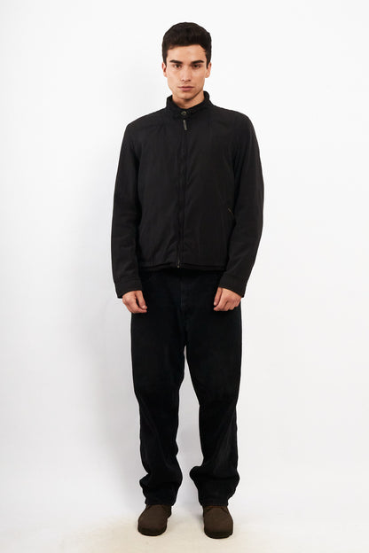 2000 Vintage Givenchy Black  Impermeable Bomber Jacket (M/L)