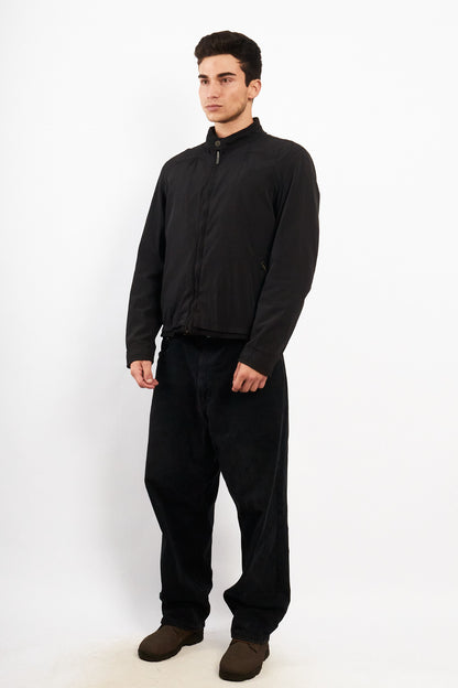 2000 Vintage Givenchy Black  Impermeable Bomber Jacket (M/L)