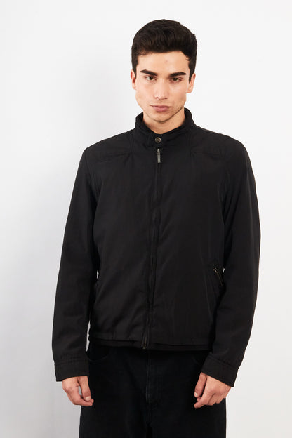 2000 Vintage Givenchy Black  Impermeable Bomber Jacket (M/L)