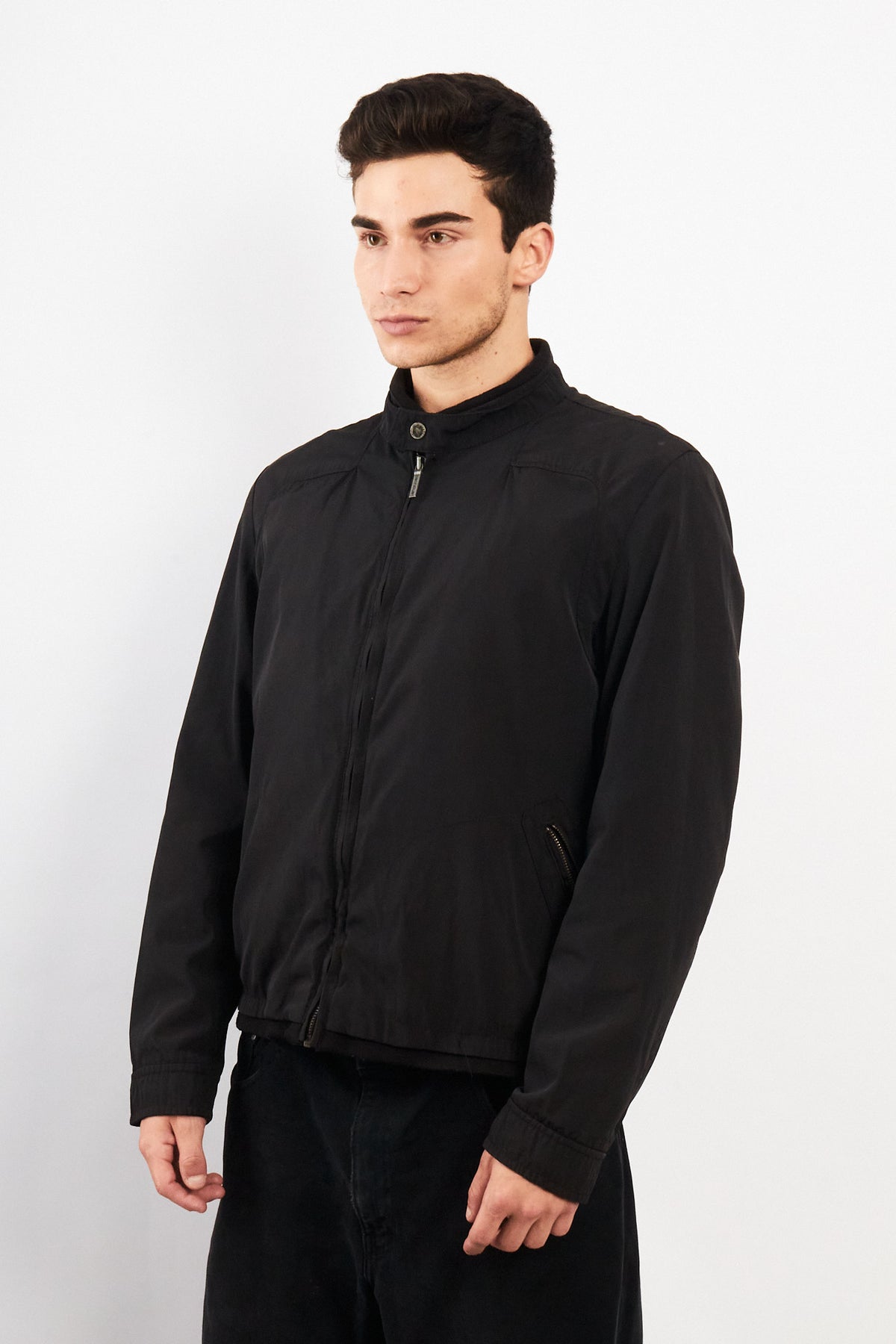 2000 Vintage Givenchy Black  Impermeable Bomber Jacket (M/L)