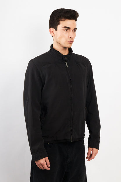 2000 Vintage Givenchy Black  Impermeable Bomber Jacket (M/L)