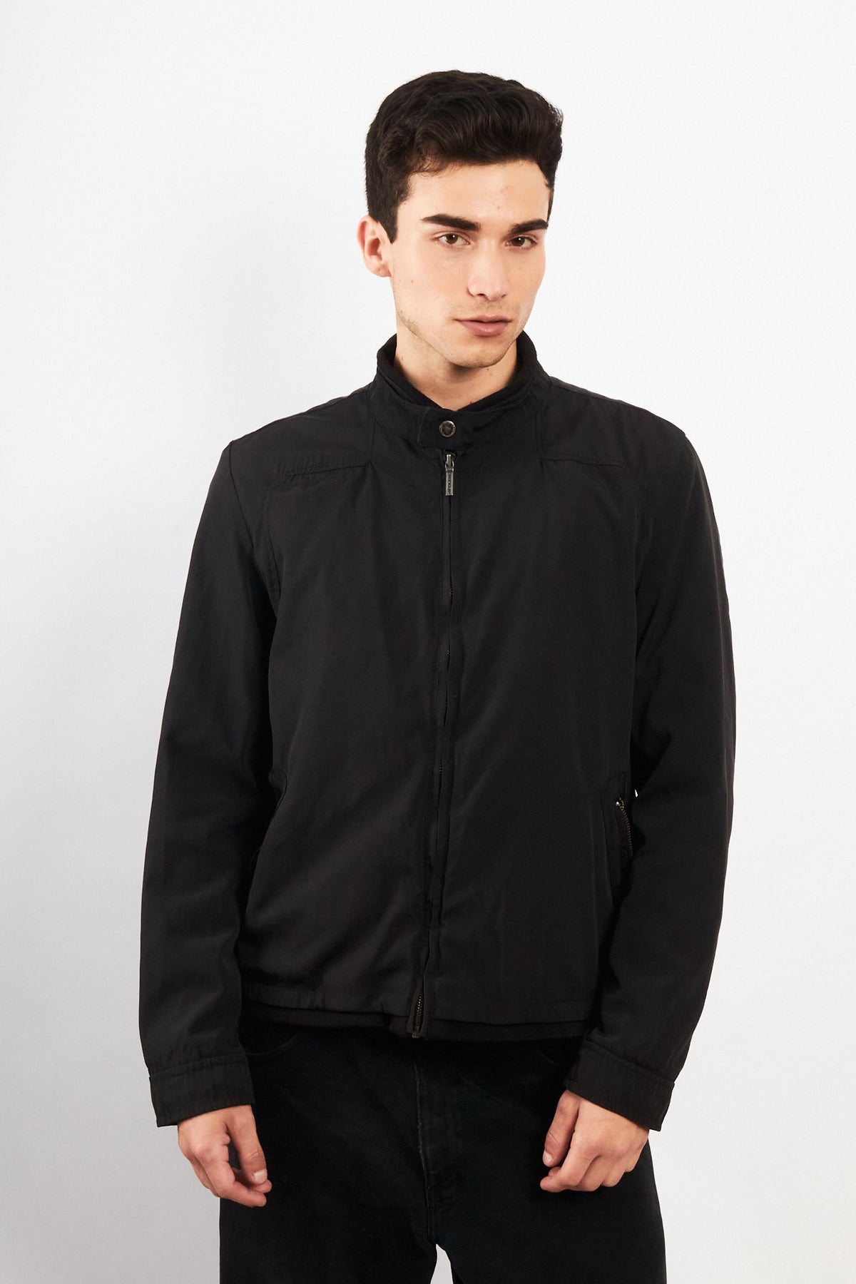 2000 Vintage Givenchy Black  Impermeable Bomber Jacket (M/L)
