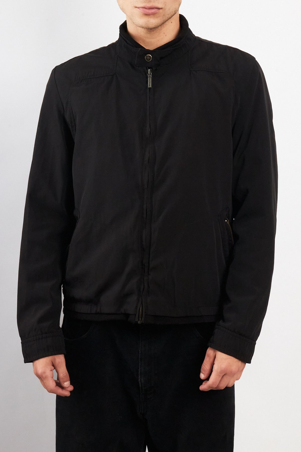 2000 Vintage Givenchy Black  Impermeable Bomber Jacket (M/L)