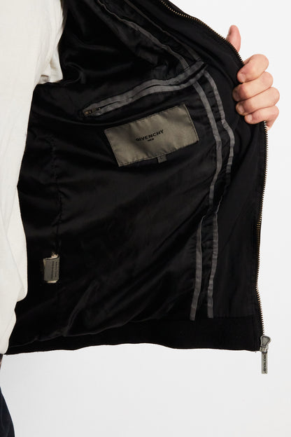 2000 Vintage Givenchy Black  Impermeable Bomber Jacket (M/L)