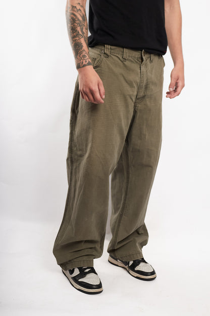 2000 Vintage Carhartt Moss Green Cargo Pant (36/38)