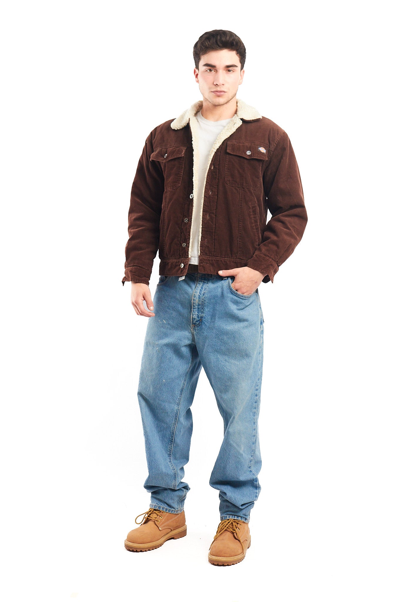 2000 Dickies Corduroy Sherpa Jacket (S/M)