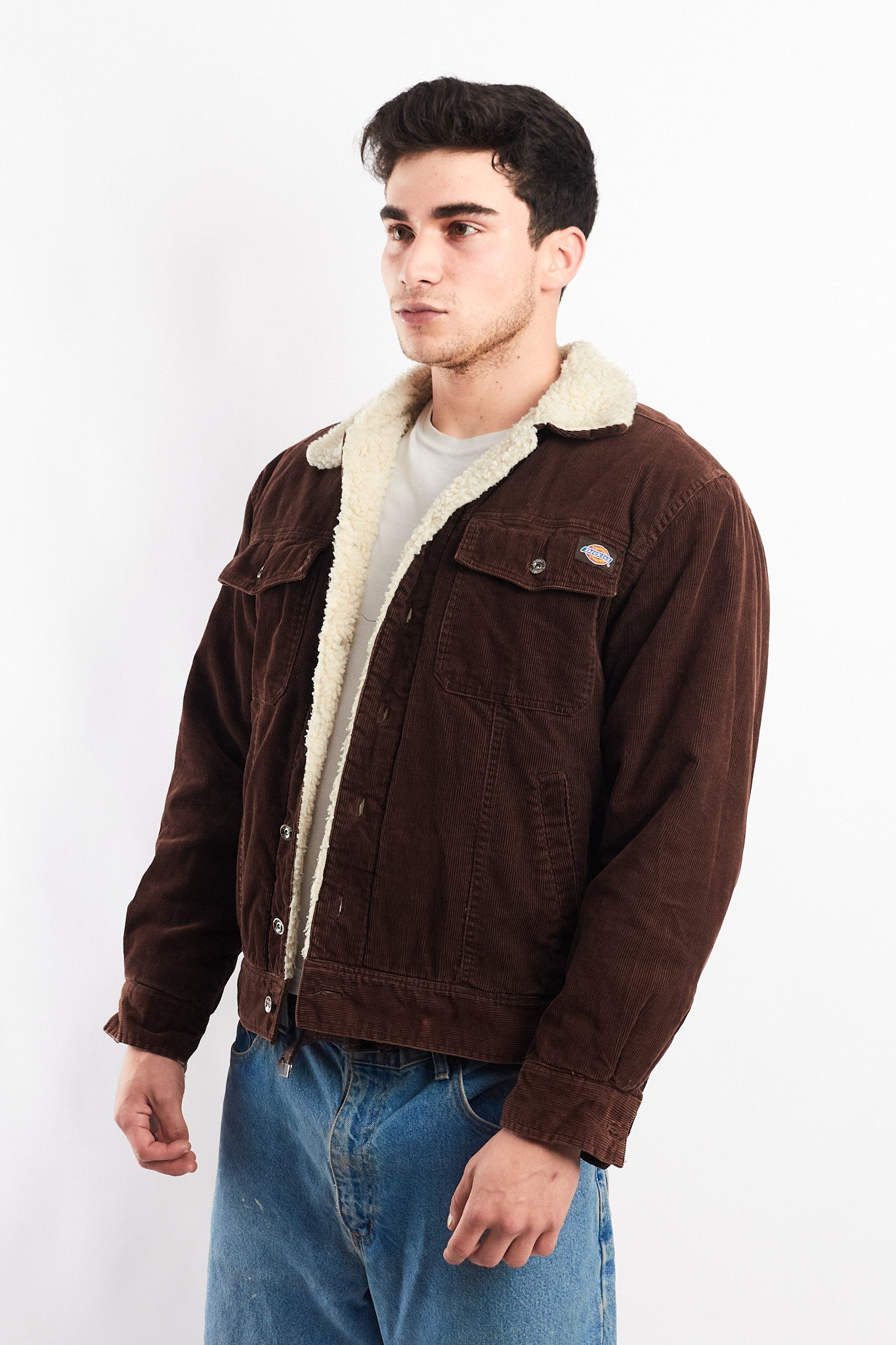 2000 Dickies Corduroy Sherpa Jacket (S/M)