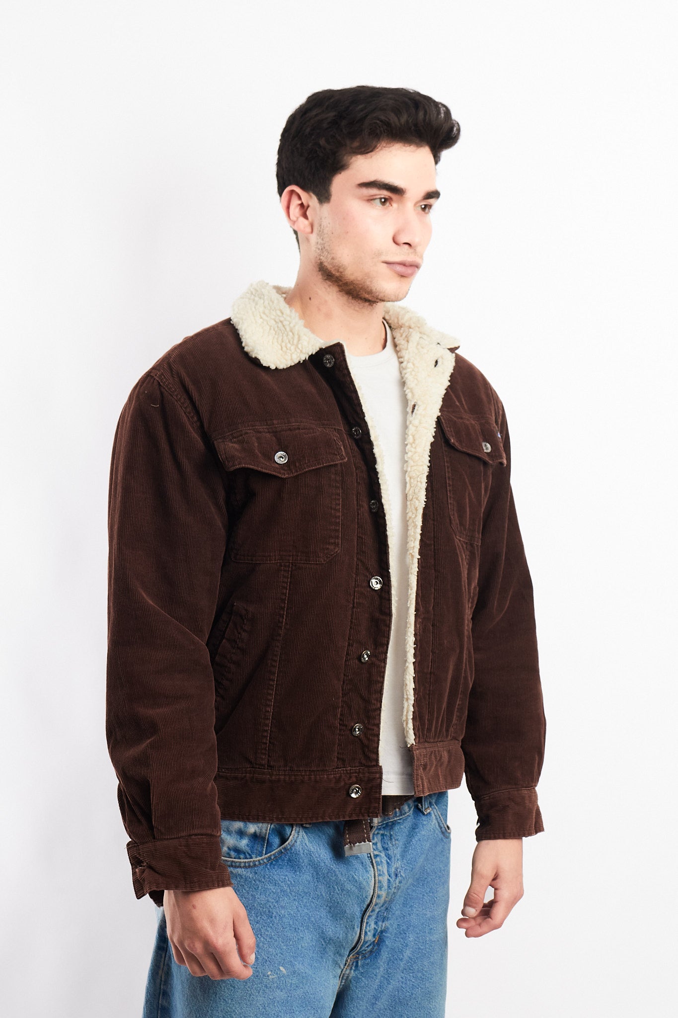 2000 Dickies Corduroy Sherpa Jacket (S/M)