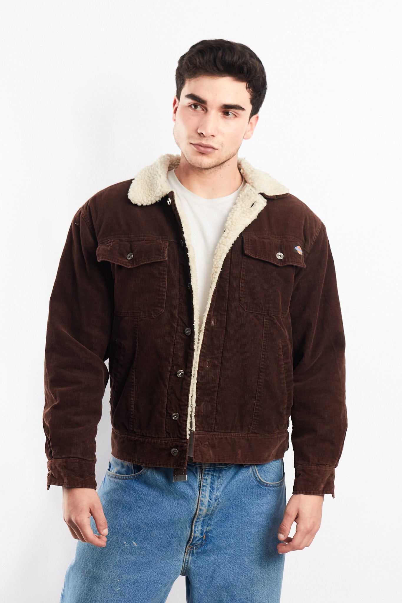 2000 Dickies Corduroy Sherpa Jacket (S/M)