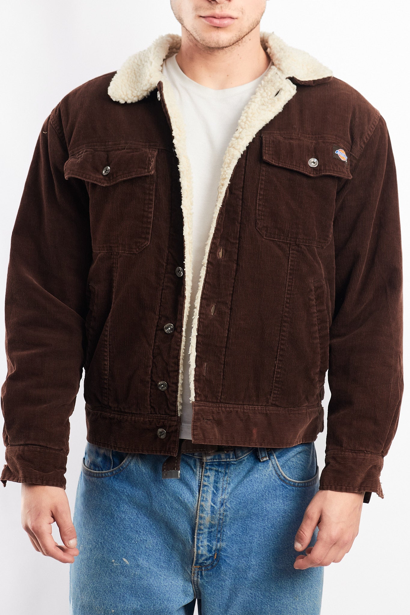 2000 Dickies Corduroy Sherpa Jacket (S/M)