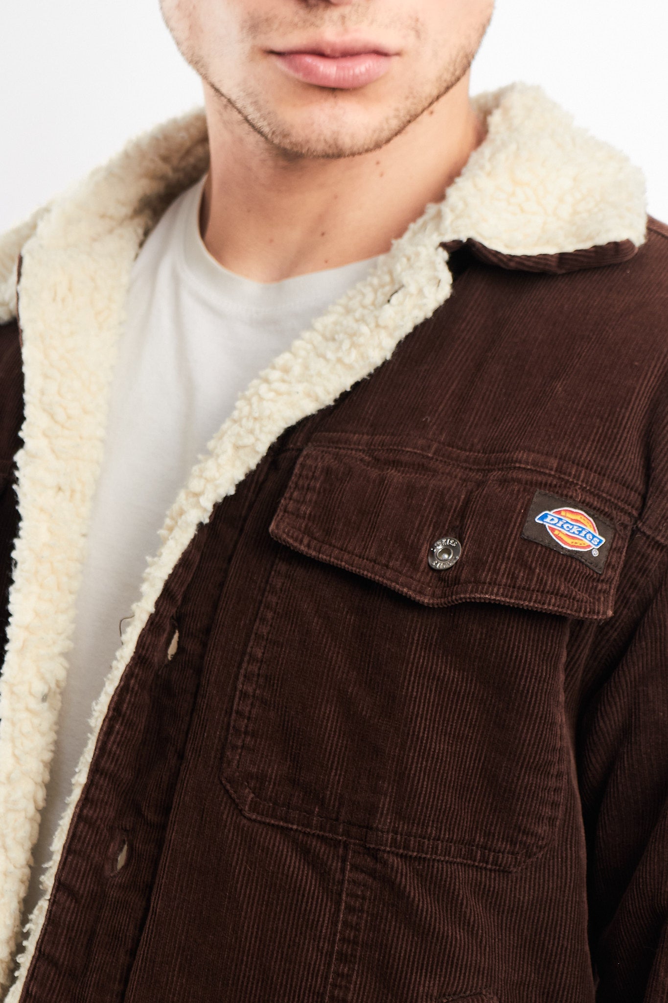 2000 Dickies Corduroy Sherpa Jacket (S/M)