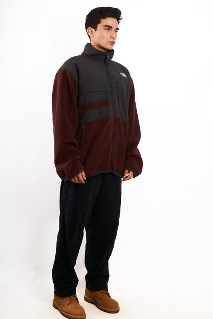 2000 Vintage North Face Retro Wine Denali Jacket (L/XL)