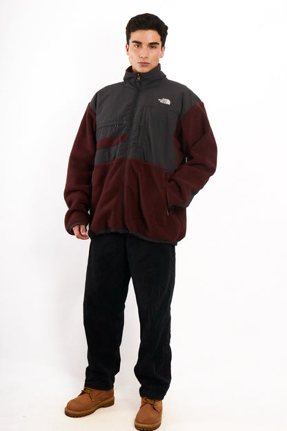 2000 Vintage North Face Retro Wine Denali Jacket (L/XL)
