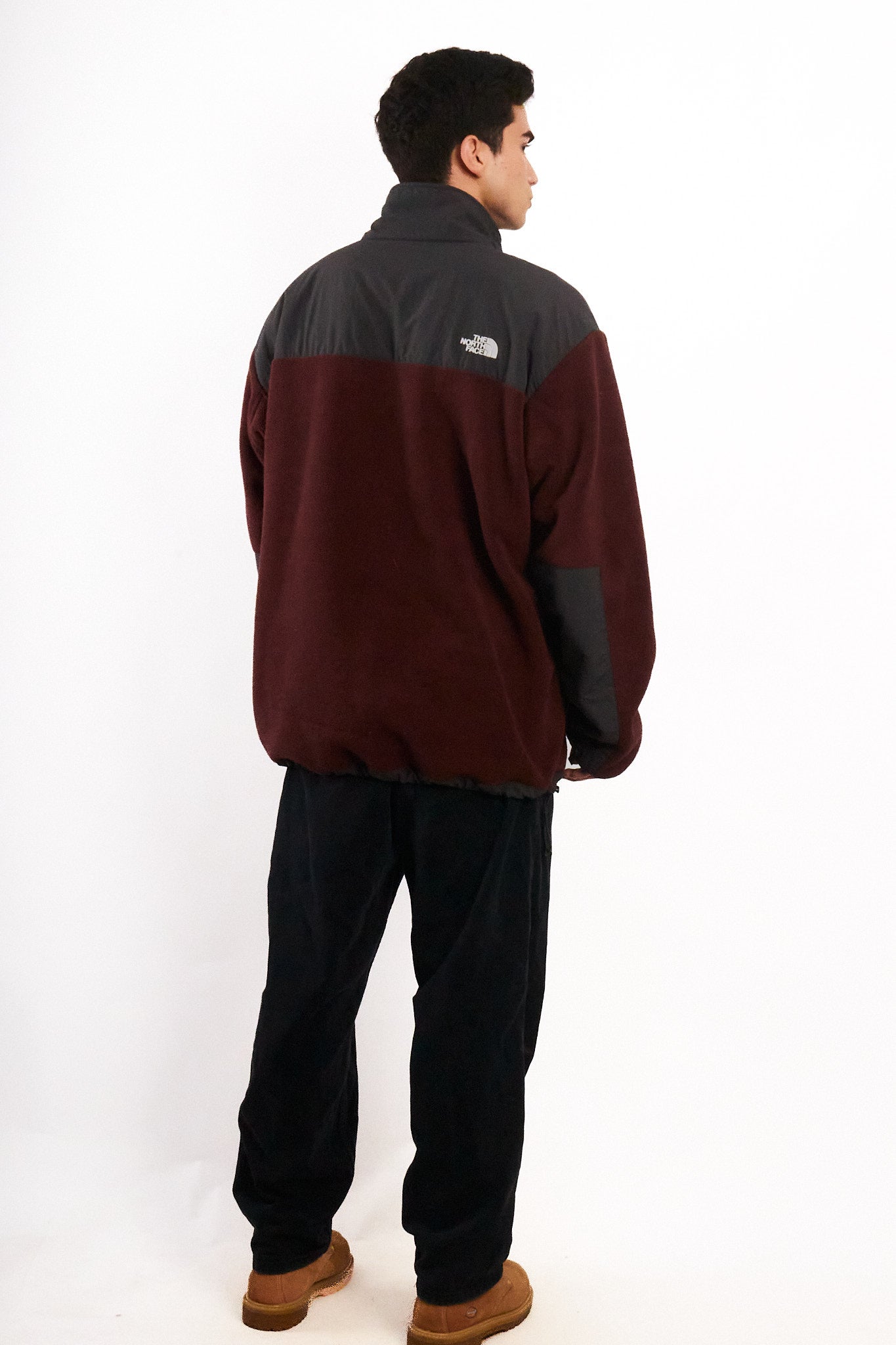 2000 Vintage North Face Retro Wine Denali Jacket (L/XL)