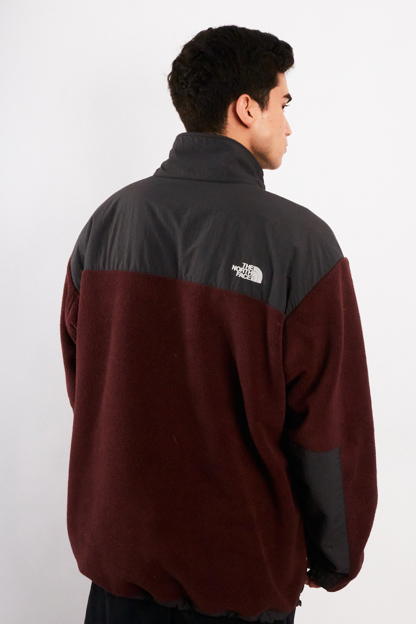 2000 Vintage North Face Retro Wine Denali Jacket (L/XL)