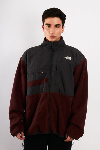 2000 Vintage North Face Retro Wine Denali Jacket (L/XL)