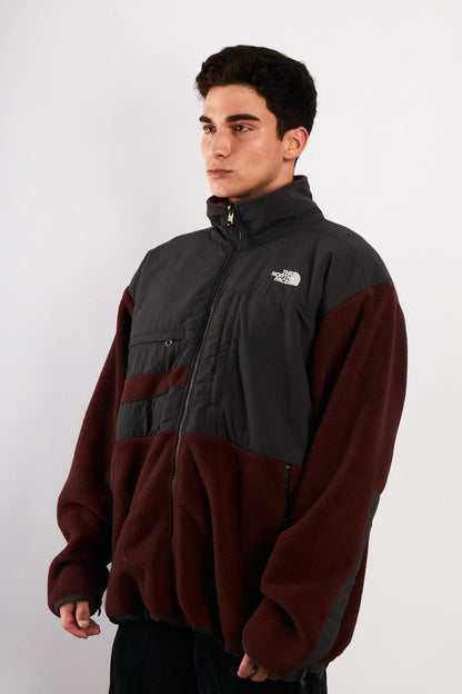 2000 Vintage North Face Retro Wine Denali Jacket (L/XL)