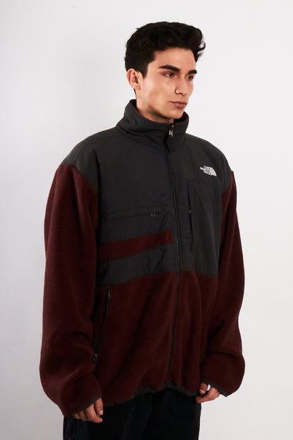 2000 Vintage North Face Retro Wine Denali Jacket (L/XL)