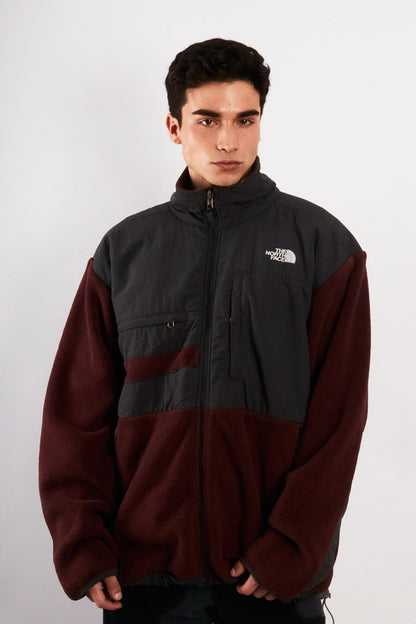2000 Vintage North Face Retro Wine Denali Jacket (L/XL)