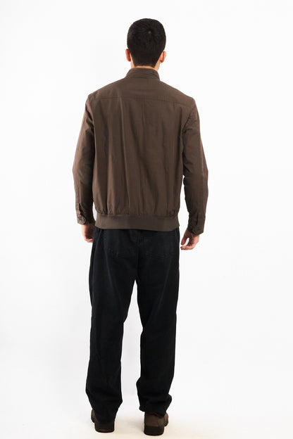 2000 Vintage Givenchy Light Brown Impermeable Bomber Jacket (M/L)