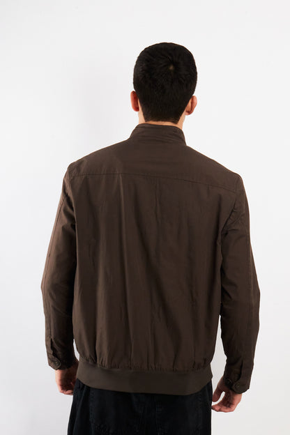 2000 Vintage Givenchy Light Brown Impermeable Bomber Jacket (M/L)