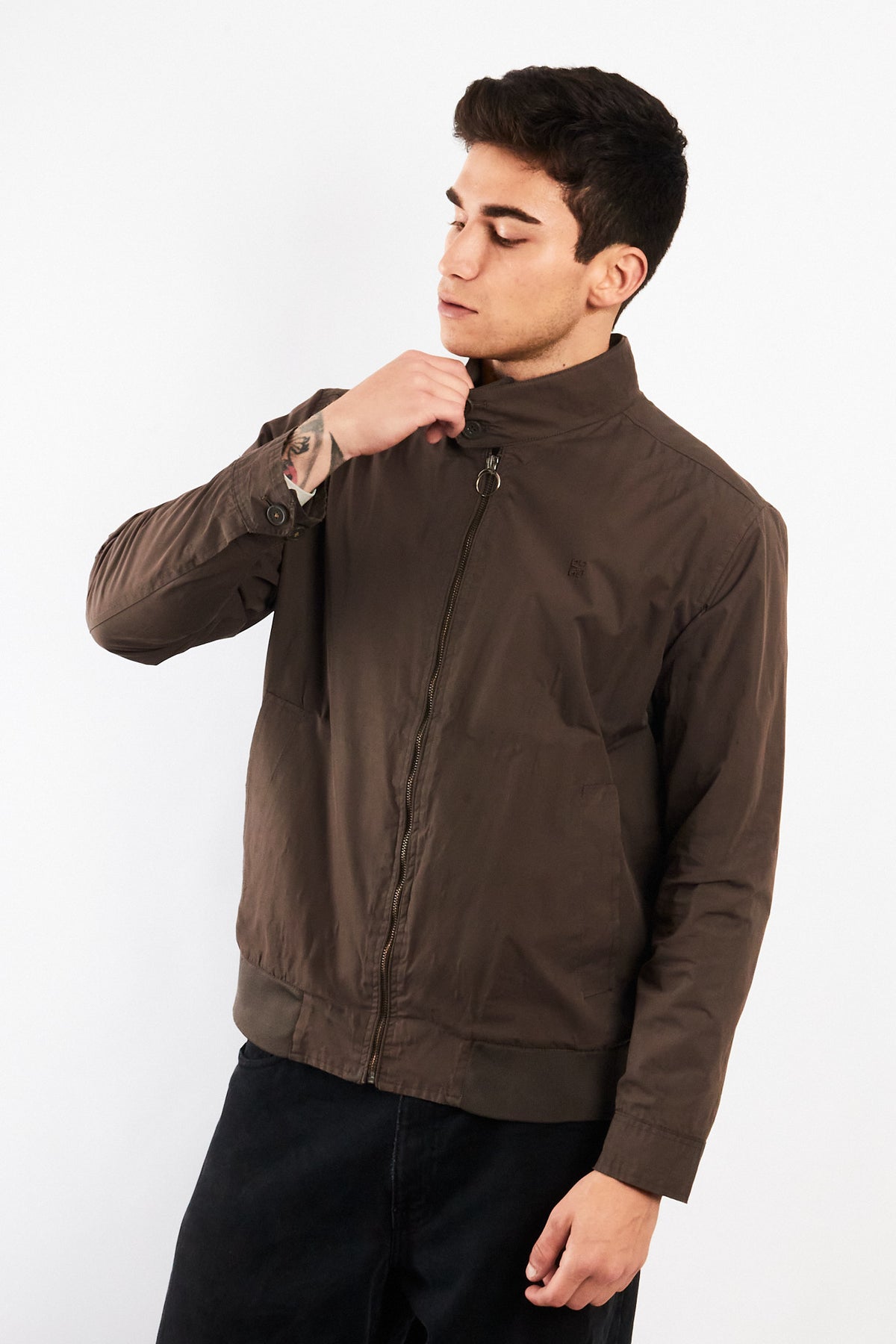 2000 Vintage Givenchy Light Brown Impermeable Bomber Jacket (M/L)