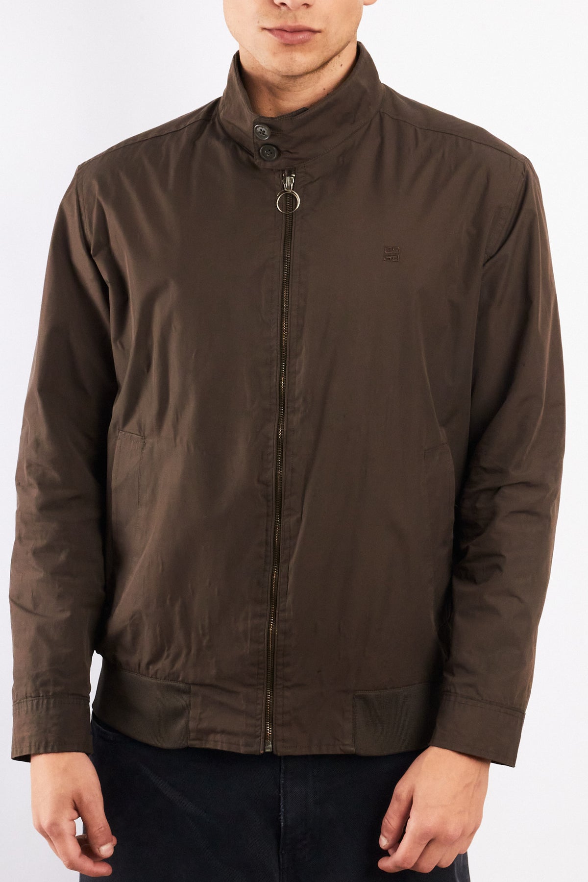 2000 Vintage Givenchy Light Brown Impermeable Bomber Jacket (M/L)