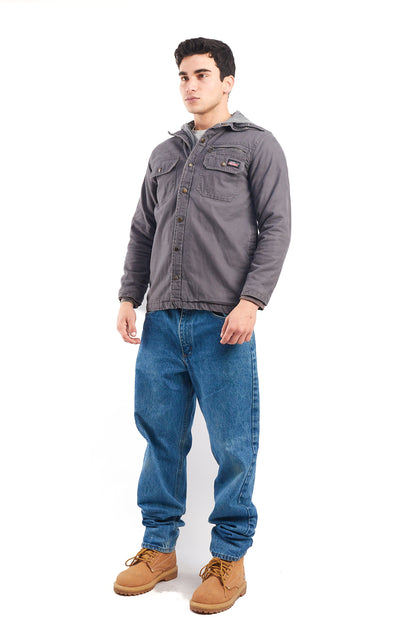 2000 Dickies Work Hooded Shirt Jacket (S/M)