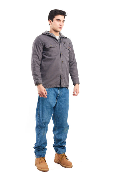 2000 Dickies Work Hooded Shirt Jacket (S/M)