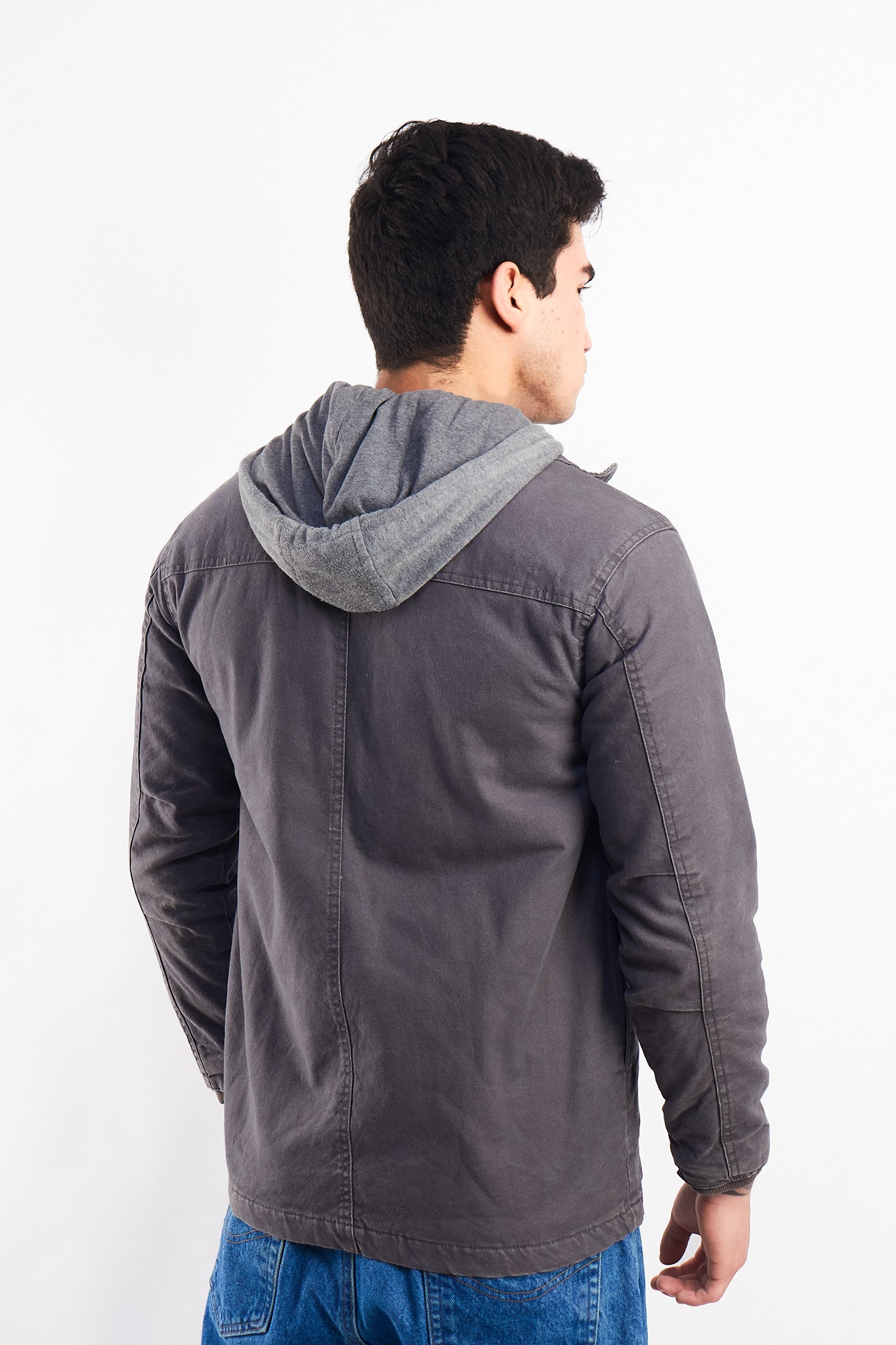 2000 Dickies Work Hooded Shirt Jacket (S/M)