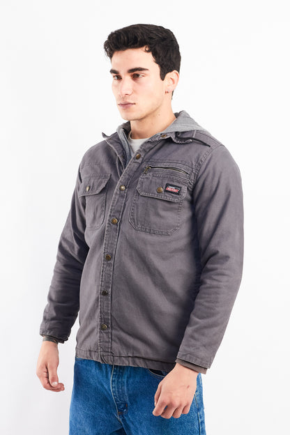 2000 Dickies Work Hooded Shirt Jacket (S/M)