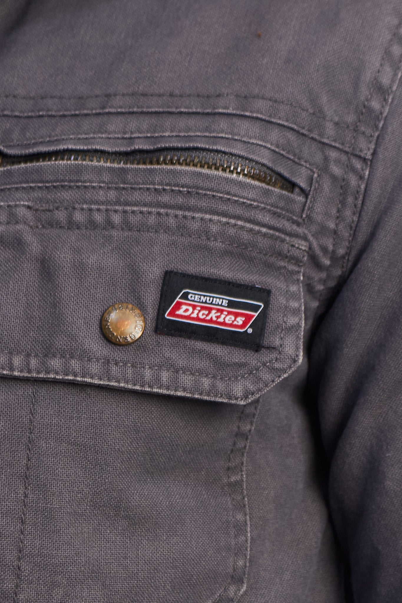 2000 Dickies Work Hooded Shirt Jacket (S/M)