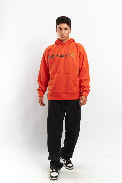 2000 Carhartt Force Orange Hoodie (L/XL)