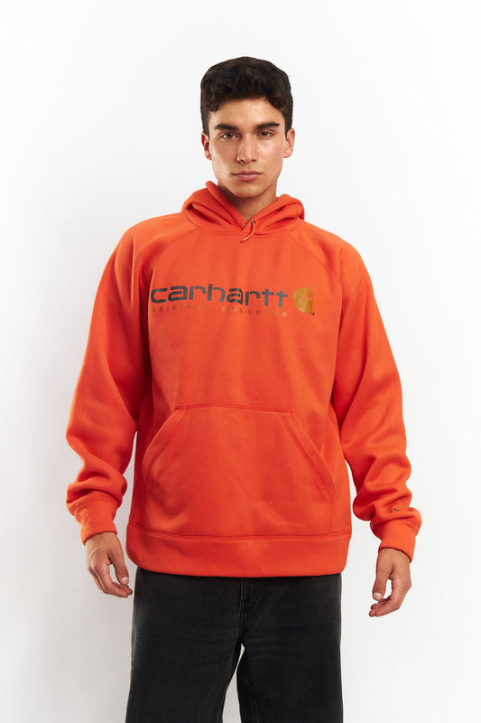 2000 Carhartt Force Orange Hoodie (L/XL)