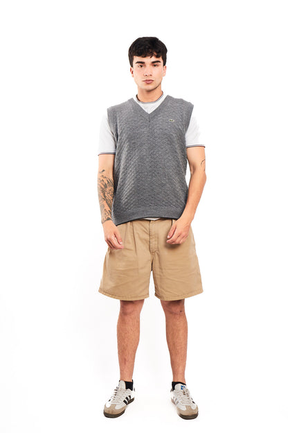 Lacoste Gray Knitted Vest (S/M)