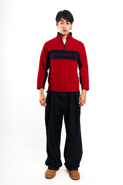 2000 Old Navy type Tommy Fleece Crewneck (S/M)