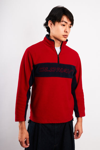 2000 Old Navy type Tommy Fleece Crewneck (S/M)